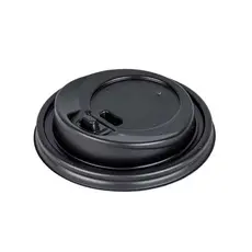 Black Tab Sip Lids for Paper Cups 100pcs 12-16oz - Cup Lids στην Ecocraft