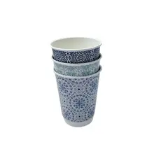 Paper "Vintage" Cup Double Wall 12oz (355ml) -20pcs - Paper Cups στην Ecocraft