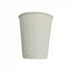 White Paper Cup "BUBBLE" 8oz (235ml) -25pcs - Paper Cups στην Ecocraft
