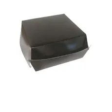 Χάρτινο κουτί burger Μάυρο 13x13x7,5cm - Κουτιά Φαγητού στην Ecocraft