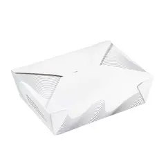 White Bio Box No3 Food Box 50pcs - Food Boxes στην Ecocraft