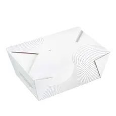 White Bio Box No4 Food Box 40pcs - Food Boxes στην Ecocraft