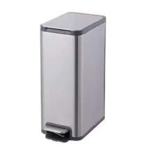 Stainless Steel Pedal Bin 5L with inner bin - Toiler Trash Can and Toilet Brush  στην Ecocraft