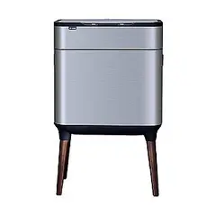 Inox bucket with feet and Sensor 20LT - Toiler Trash Can and Toilet Brush  στην Ecocraft