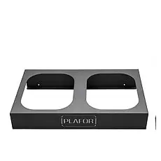 Metal 2-position base for plastic waste bin 90 L round - Trash Cans & Recycling Bins στην Ecocraft