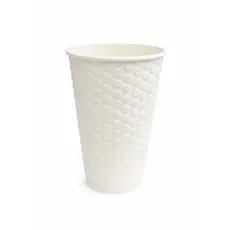 Χάρτινο Ποτήρι "BUBBLE" Λευκό 16oz (470ml) -25τμχ - Χάρτινα Ποτήρια στην Ecocraft