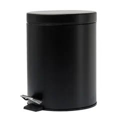 Mat Black WC Bin with Hydraulic Pedal 30L - Toiler Trash Can and Toilet Brush  στην Ecocraft