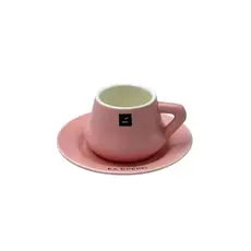 El Greco Dοuble Greek Coffee Cup – Pink - Coffee capsules στην Ecocraft