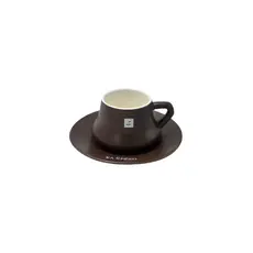 El Greco Dοuble Greek Coffee Cup – Brown - Coffee capsules στην Ecocraft