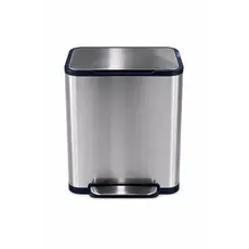 Stainless Steel Pedal Bin 40L with inner bin - Toiler Trash Can and Toilet Brush  στην Ecocraft