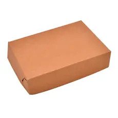 Κουτί delivery Kraft N.35 (25x17,5x6cm) - Food Boxes στην Ecocraft