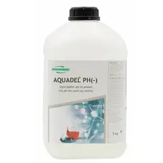 Liquid for decreasing the pH of Pool Water Aquadel pH (-) 5kg - Pool Detergents  στην Ecocraft