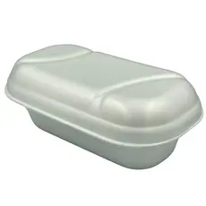 Styrofoam White ice cream container with lid 750cc (500gr) - Ice Cream Bowls στην Ecocraft