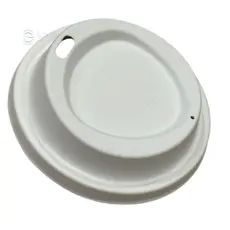 White Paper Lid by Sugar Cane - Cup Lids στην Ecocraft