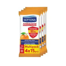 SEPTONA Multipack Handkerchiefs REFRESH Orange Blossom 4X15pcs - Personal Hygiene & Protection Supplies στην Ecocraft