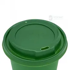 Green Standard Lid for Paper Cup 100pcs - Cup Lids στην Ecocraft