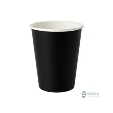 Black One Wall Paper Cup 8oz (235ml) -50pcs - Paper Cups στην Ecocraft