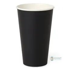 Black One Wall Paper Cup 16oz (470ml) -50pcs - Paper Cups στην Ecocraft