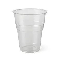 Clear Water Cup 0.25L 50pcs - Plastic Cups στην Ecocraft