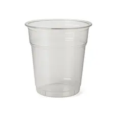 Low Clear Plastic Cup 0.3L 50pcs - Plastic Cups στην Ecocraft