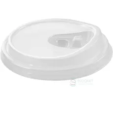 Flat Tab Lid with clip for ECOPet Cups 100pcs - Cup Lids στην Ecocraft