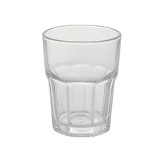 Classic transparent glass 250ml multi-purpose polycarbonate - Plastic Cups στην Ecocraft