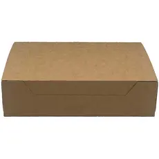 Χάρτινο κουτί kraft για κρέπα - βάφλα  22x18x5.5cm - Κουτιά Φαγητού στην Ecocraft