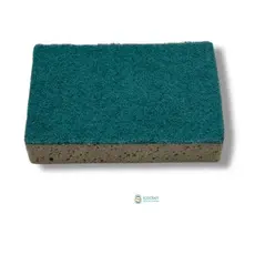 Antimicrobial Hydrophilic Sponge with Brown Base – 9x14 cm - Dish Sponges- Metal Sponges στην Ecocraft