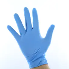 Blue Nitrile Gloves without Powder 100pcs [Practic] - Gloves-Masks στην Ecocraft