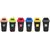 Plastic waste bin 90 L, round in 6 colors - Trash Cans & Recycling Bins στην Ecocraft