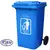 Plastic RAM Trash Can 240L - Trash Cans & Recycling Bins στην Ecocraft