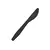 Black Plastic Knife Packaged 500pcs - Cutlery Set στην Ecocraft