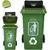Recycling Bin with Push Lid 240L - Trash Cans & Recycling Bins στην Ecocraft
