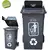 Recycling Bin with Push Lid 240L - Trash Cans & Recycling Bins στην Ecocraft