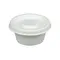 Sugar Cane Dressing Cup 2oz(70ml) with Lid 50pcs - Biodegradable Sugar Cane Containers  στην Ecocraft