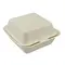 Βiodegradable Burger Box by Sugar Cane 50pcs - Biodegradable Sugar Cane Containers  στην Ecocraft