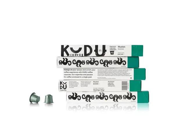 Aluminum capsules "ILLUSION" Guatemala 10pcs - Coffee capsules στην Ecocraft