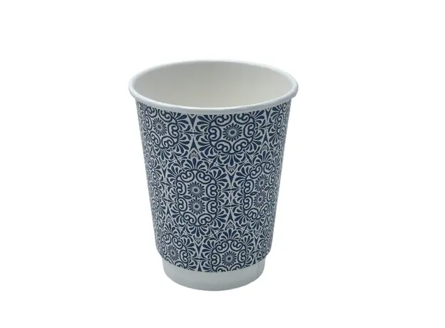 Paper "Vintage" Cup Double Wall 12oz (355ml) -20pcs - Paper Cups στην Ecocraft