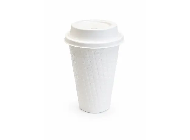 Χάρτινο Ποτήρι "BUBBLE" Λευκό 16oz (470ml) -25τμχ - Χάρτινα Ποτήρια στην Ecocraft