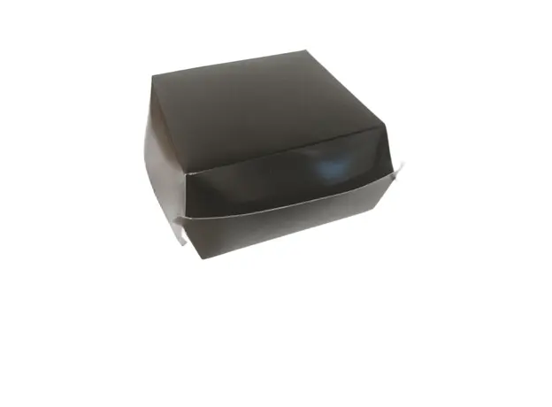Χάρτινο κουτί burger Μάυρο 13x13x7,5cm - Κουτιά Φαγητού στην Ecocraft