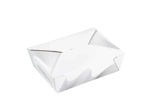 White Bio Box No3 Food Box 50pcs - Food Boxes στην Ecocraft