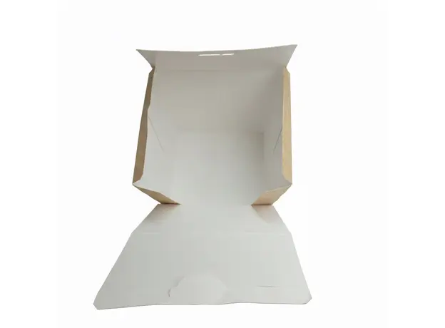 Kraft-White Paper Burger Box - Food Boxes στην Ecocraft