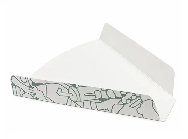 Paper Triangular Pizza Tray 17.5x18.4x3cm - Pizza Boxes  στην Ecocraft