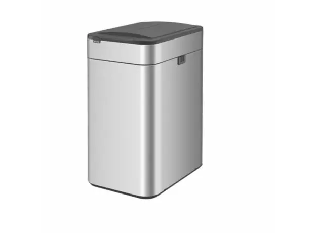 Stainless Steel Sensor Bin with Butterfly Lid 9LT - Toiler Trash Can and Toilet Brush  στην Ecocraft
