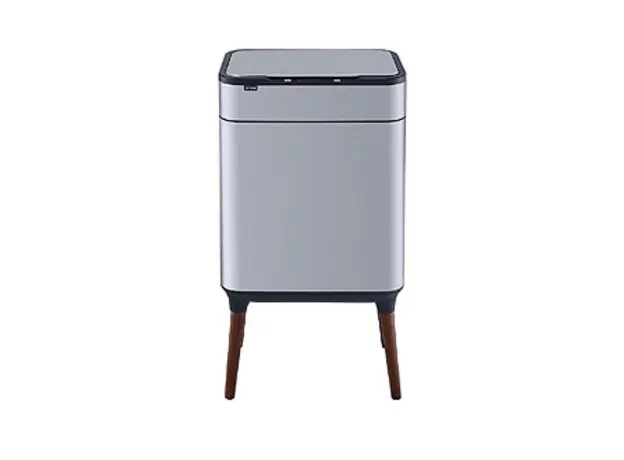 Inox bucket with feet and Sensor 30LT - Toiler Trash Can and Toilet Brush  στην Ecocraft