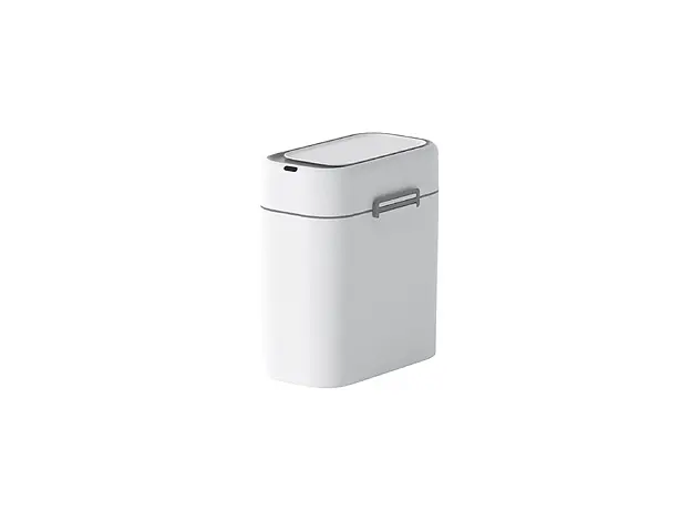 Plastic rectangle bin with sensor and safety lock 9LT - Toiler Trash Can and Toilet Brush  στην Ecocraft