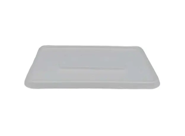 Καπάκι PΕΤ για σκεύη από ζαχαροκάλαμο Παραλληλόγραμμο 500-650ml 50τμχ - Βιοδιασπώμενα σκεύη από Ζαχαροκάλαμο στην Ecocraft