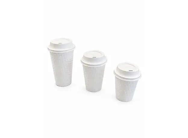 Χάρτινο Ποτήρι "BUBBLE" Λευκό 16oz (470ml) -25τμχ - Χάρτινα Ποτήρια στην Ecocraft