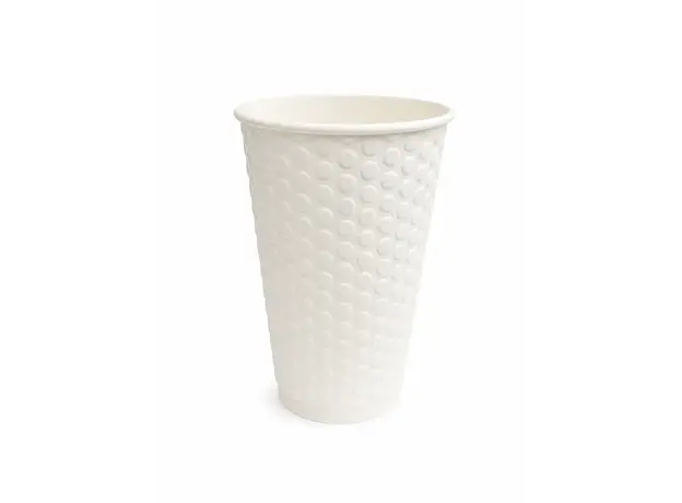 Χάρτινο Ποτήρι "BUBBLE" Λευκό 16oz (470ml) -25τμχ - Χάρτινα Ποτήρια στην Ecocraft