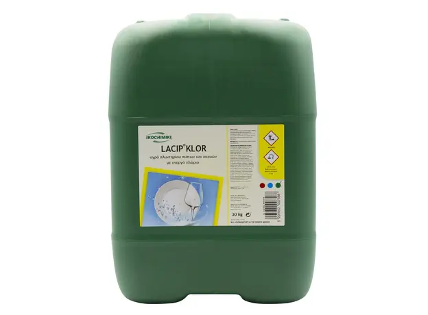Απορρυπαντικό πλυντηρίου πιάτων & ποτηριών Lacip Klor 30kg - Απορρυπαντικά Πλυντηρίου Πιάτων στην Ecocraft